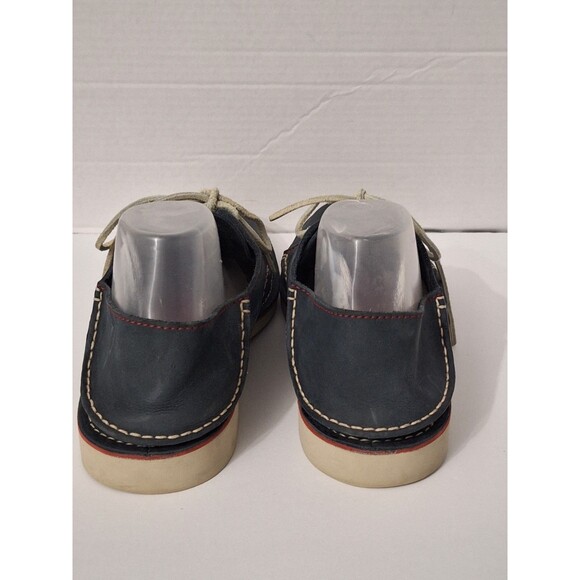 Sperry Top Sider Blue Nubuck Leather Oxfords Men\'s Size 11M Preppy Nautical
